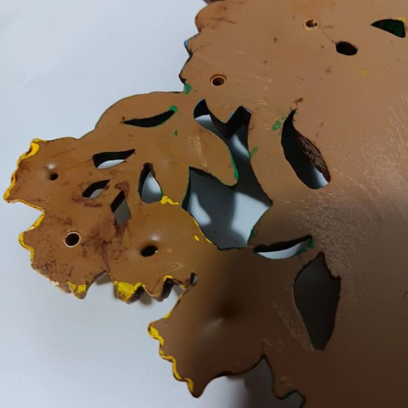 Syroco Wall Hanging Pair Fruit Flower Baskets Plastic Vintage MCM  Decor 5620B - Picture 15 of 16